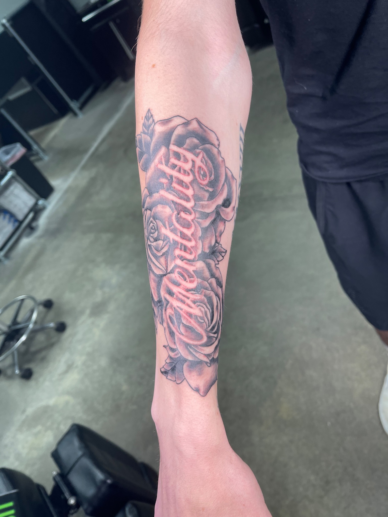 Recovered tattoo view