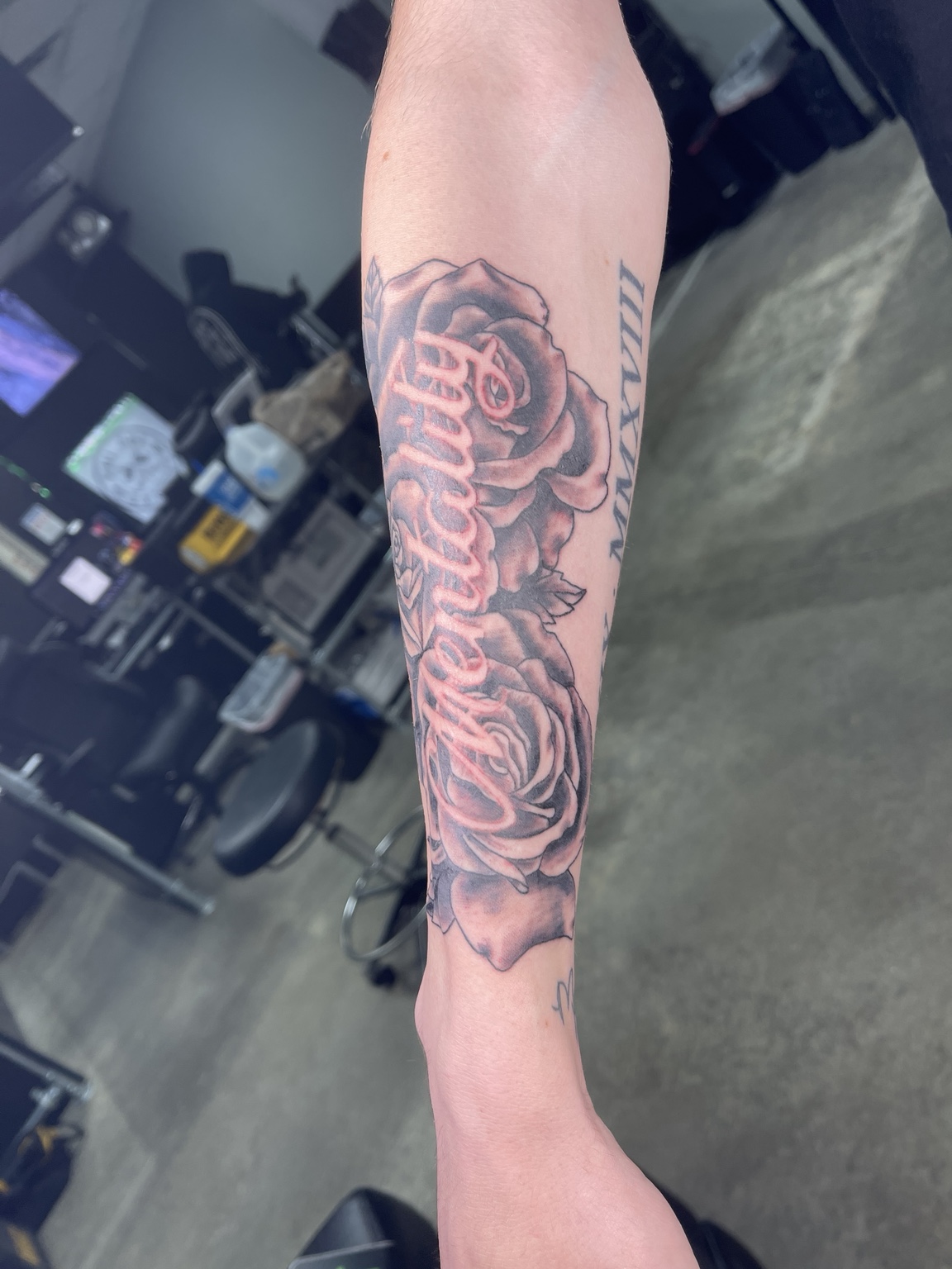 Recovered tattoo view
