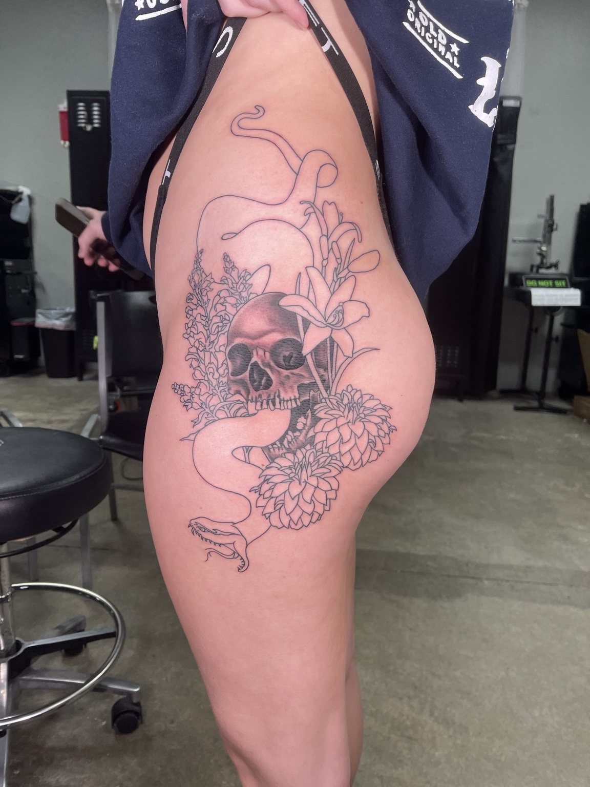 Recovered tattoo view