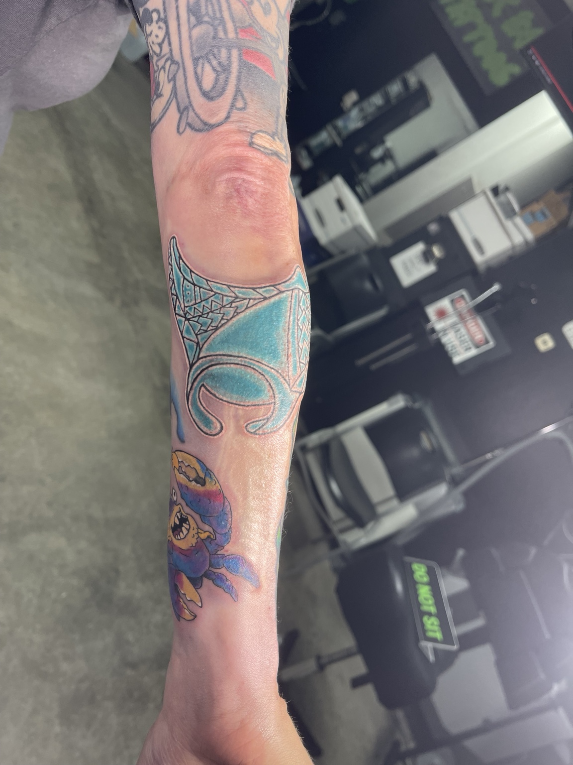 Recovered tattoo view