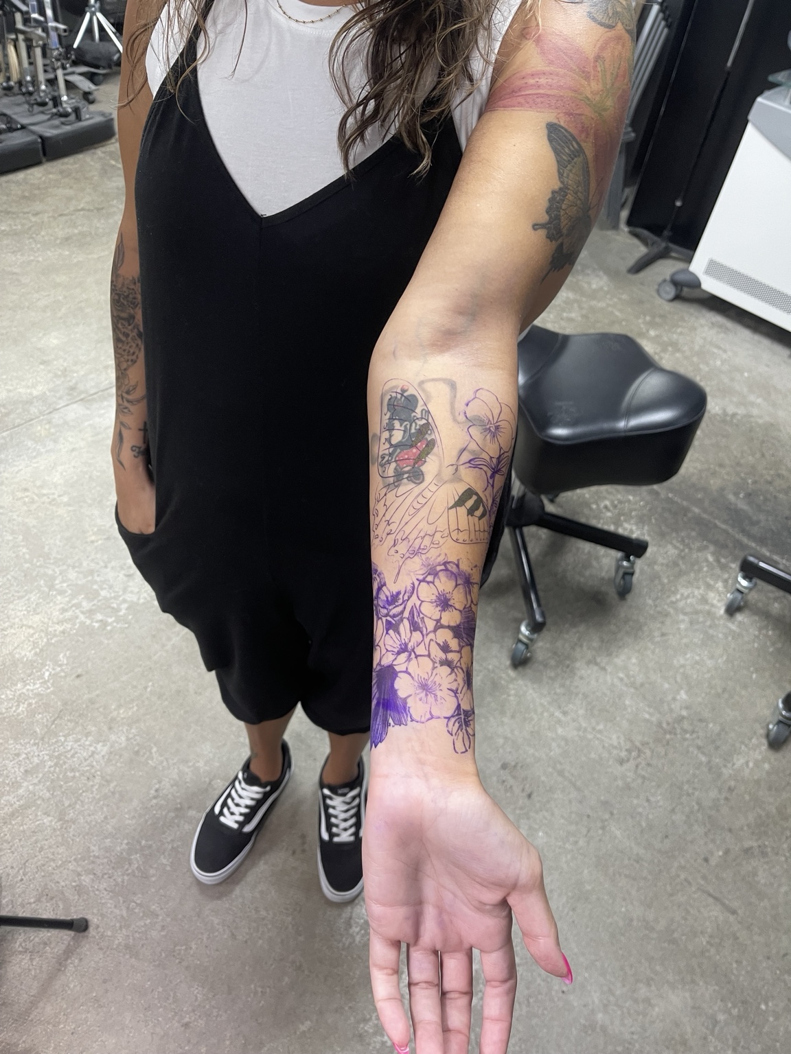 Color forearm tattoo second view