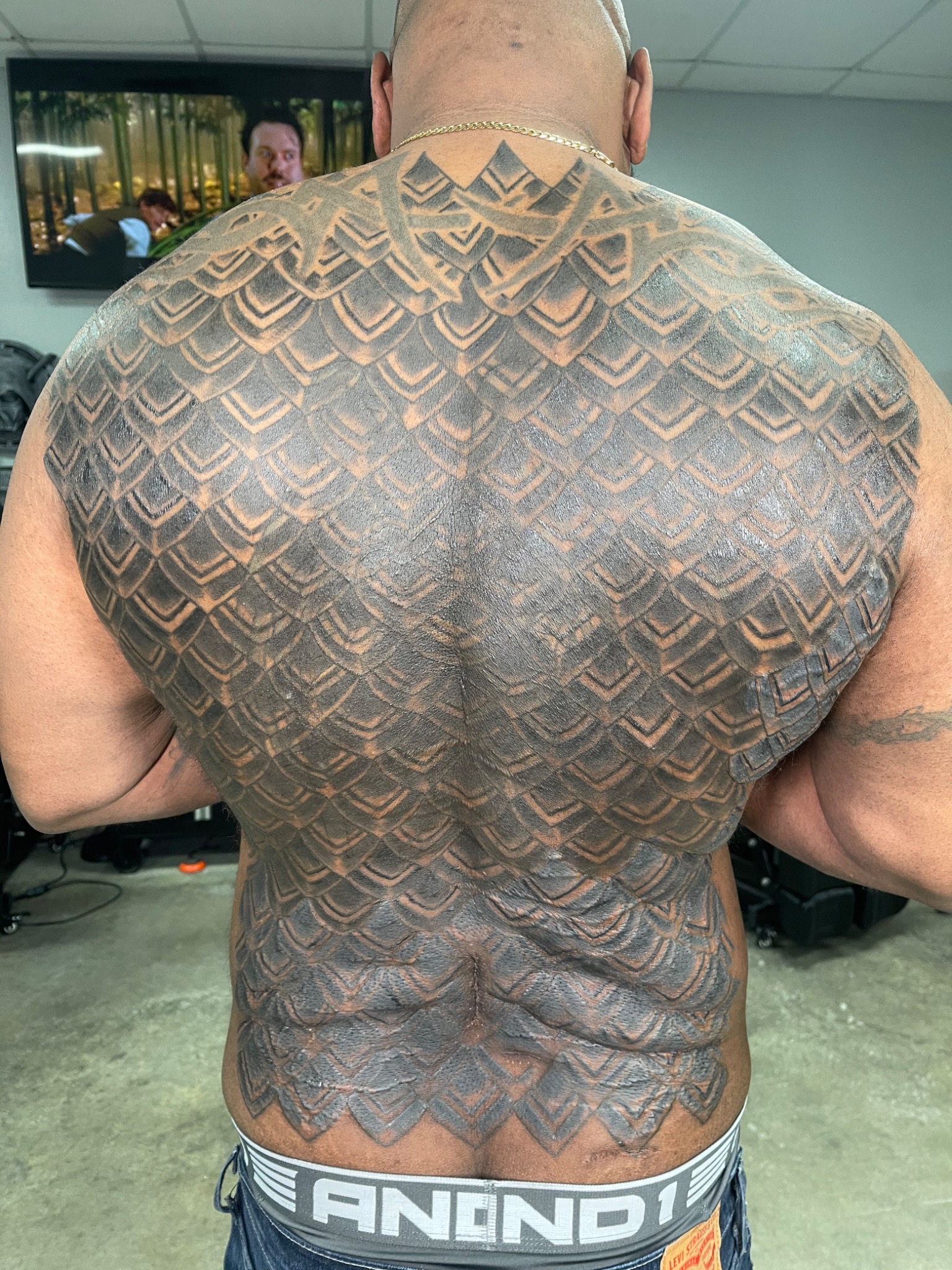 Recovered tattoo view