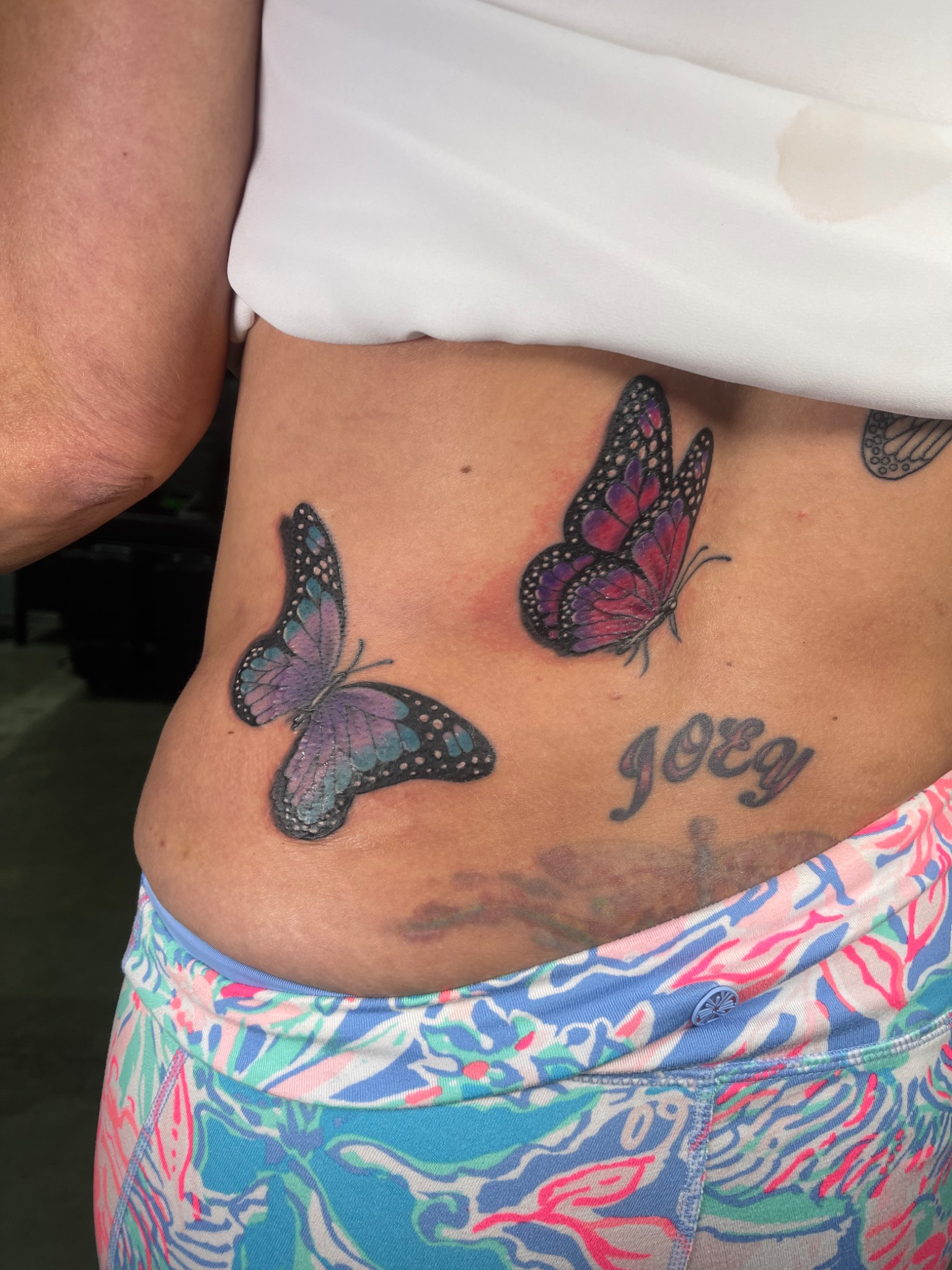 Recovered tattoo view