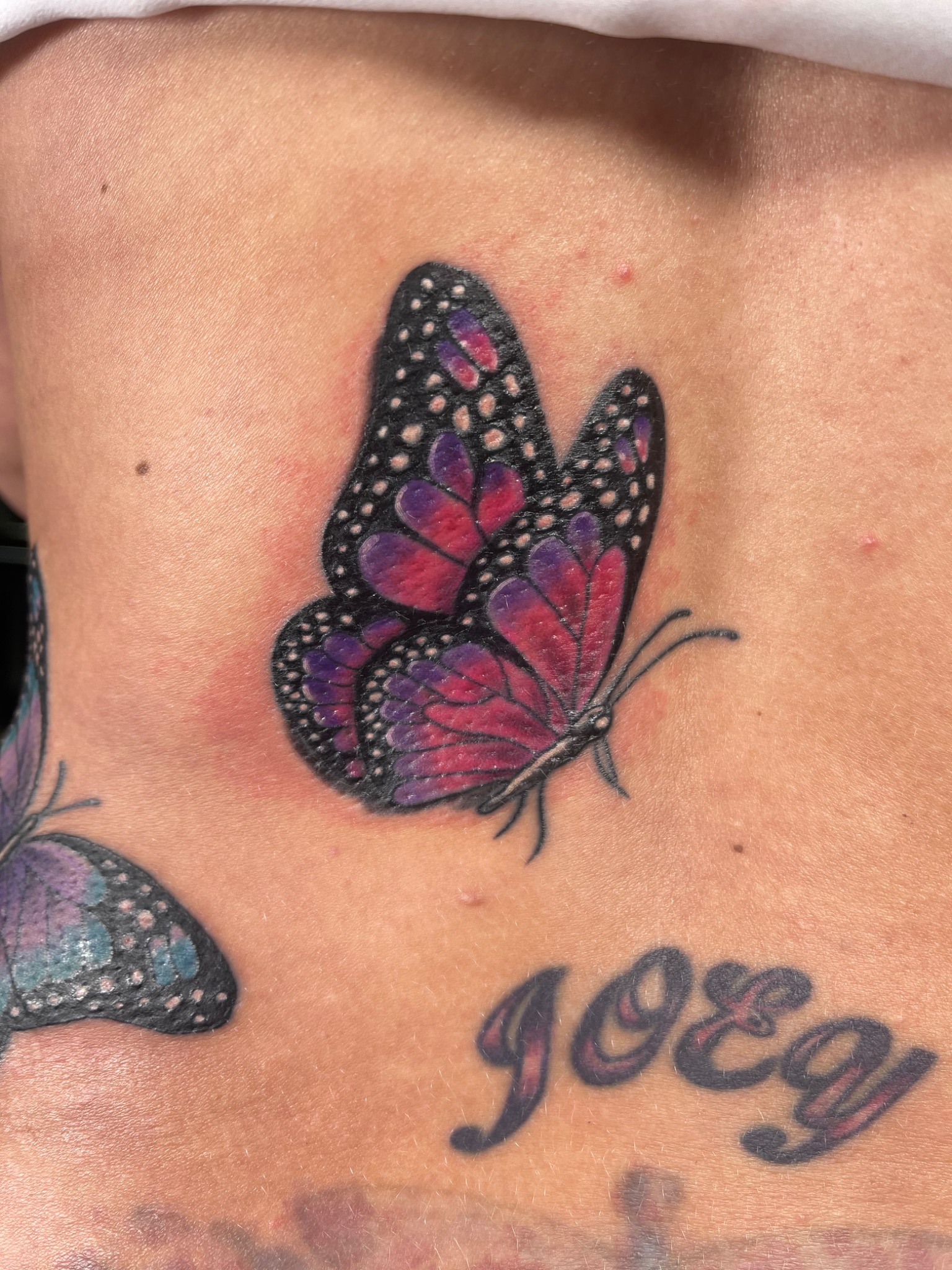 Recovered tattoo view
