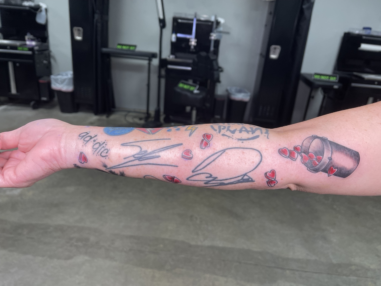 Recovered tattoo view
