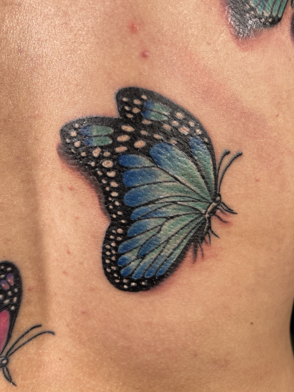 Recovered tattoo view