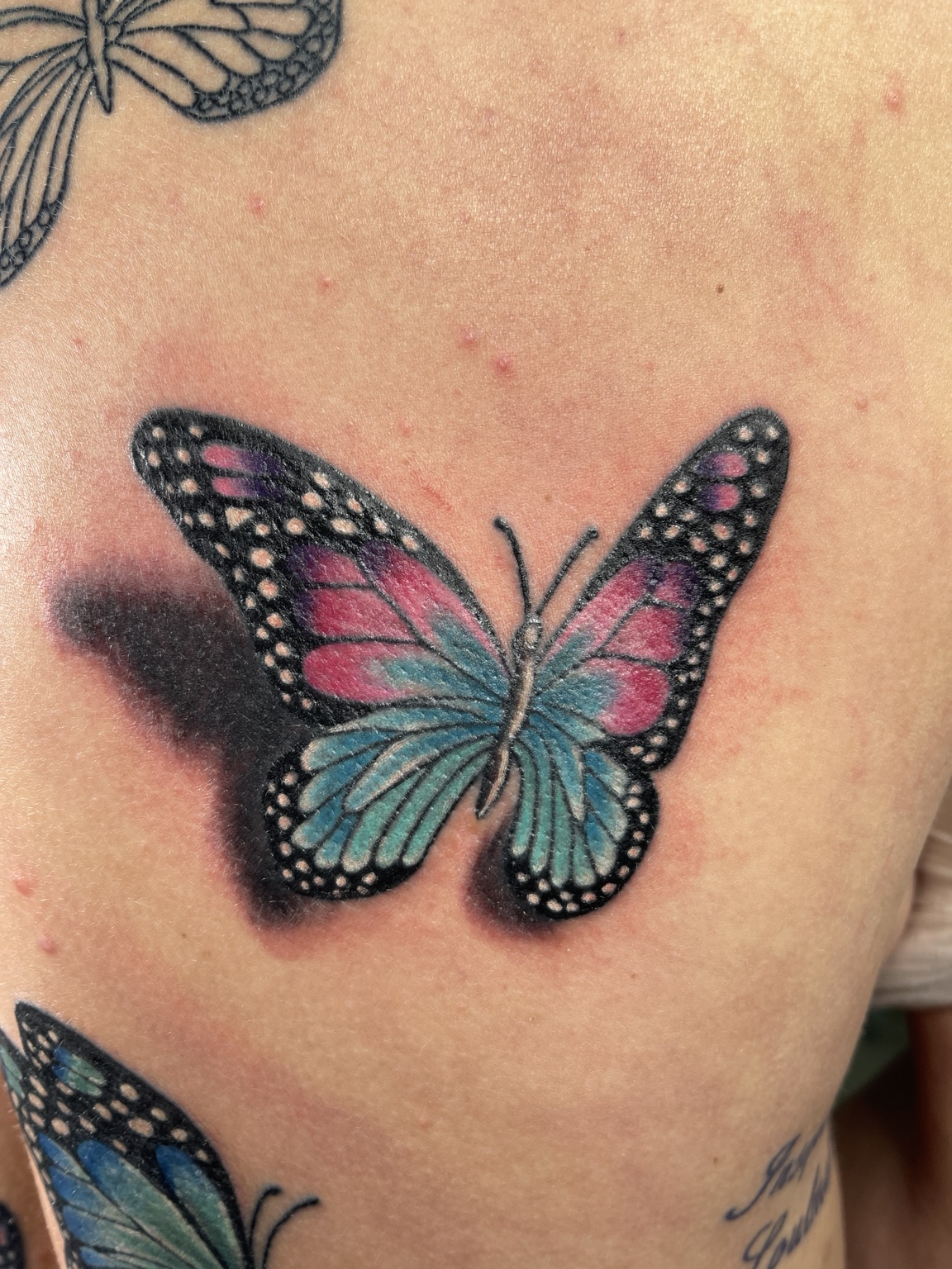 Recovered tattoo view