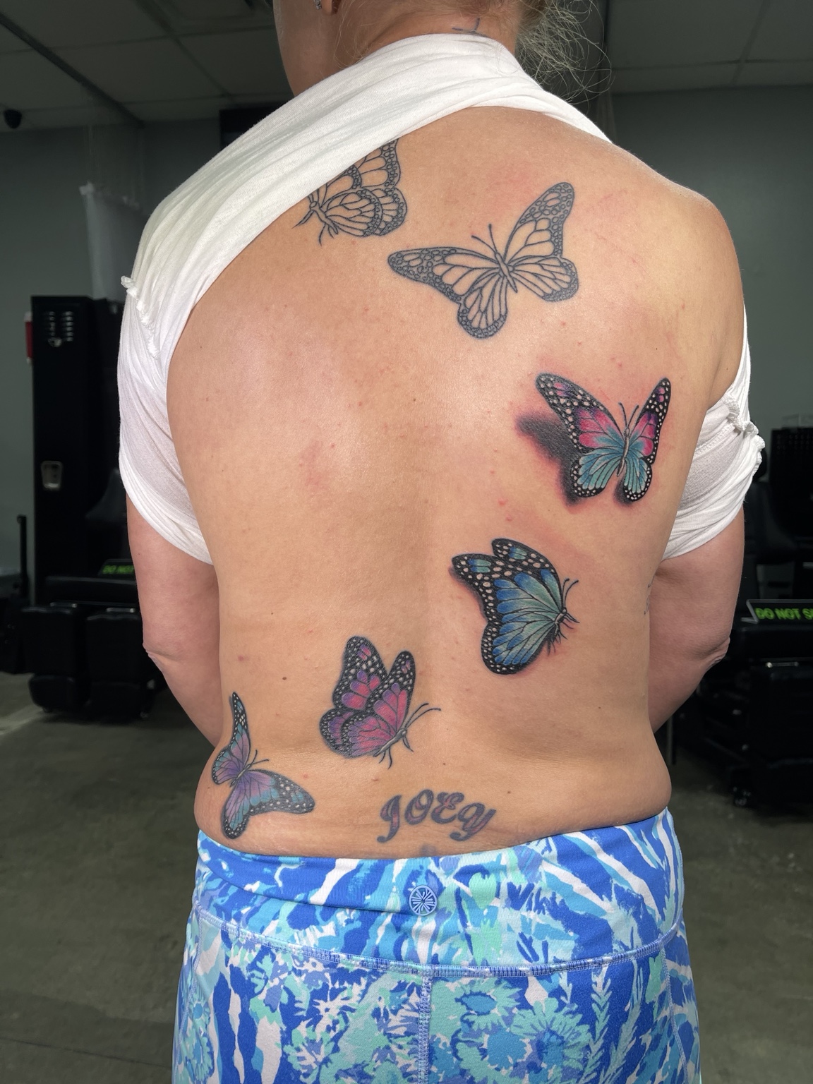 Recovered tattoo view
