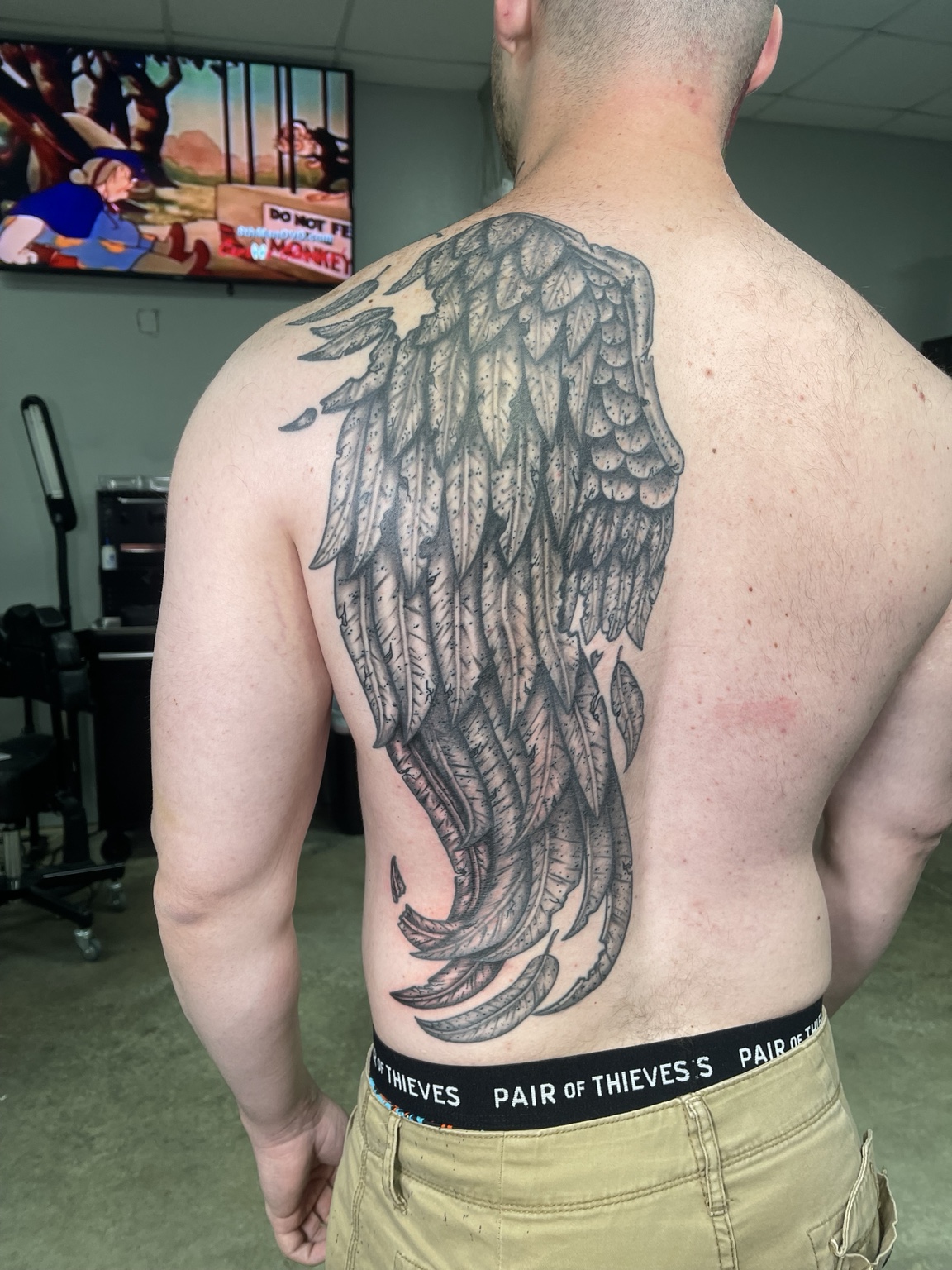 Recovered tattoo view