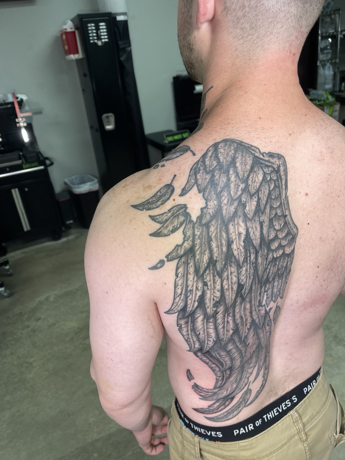 Recovered tattoo view