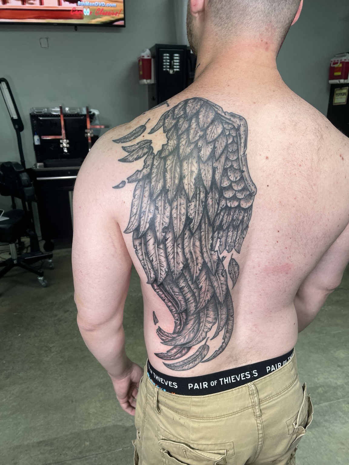Recovered tattoo view