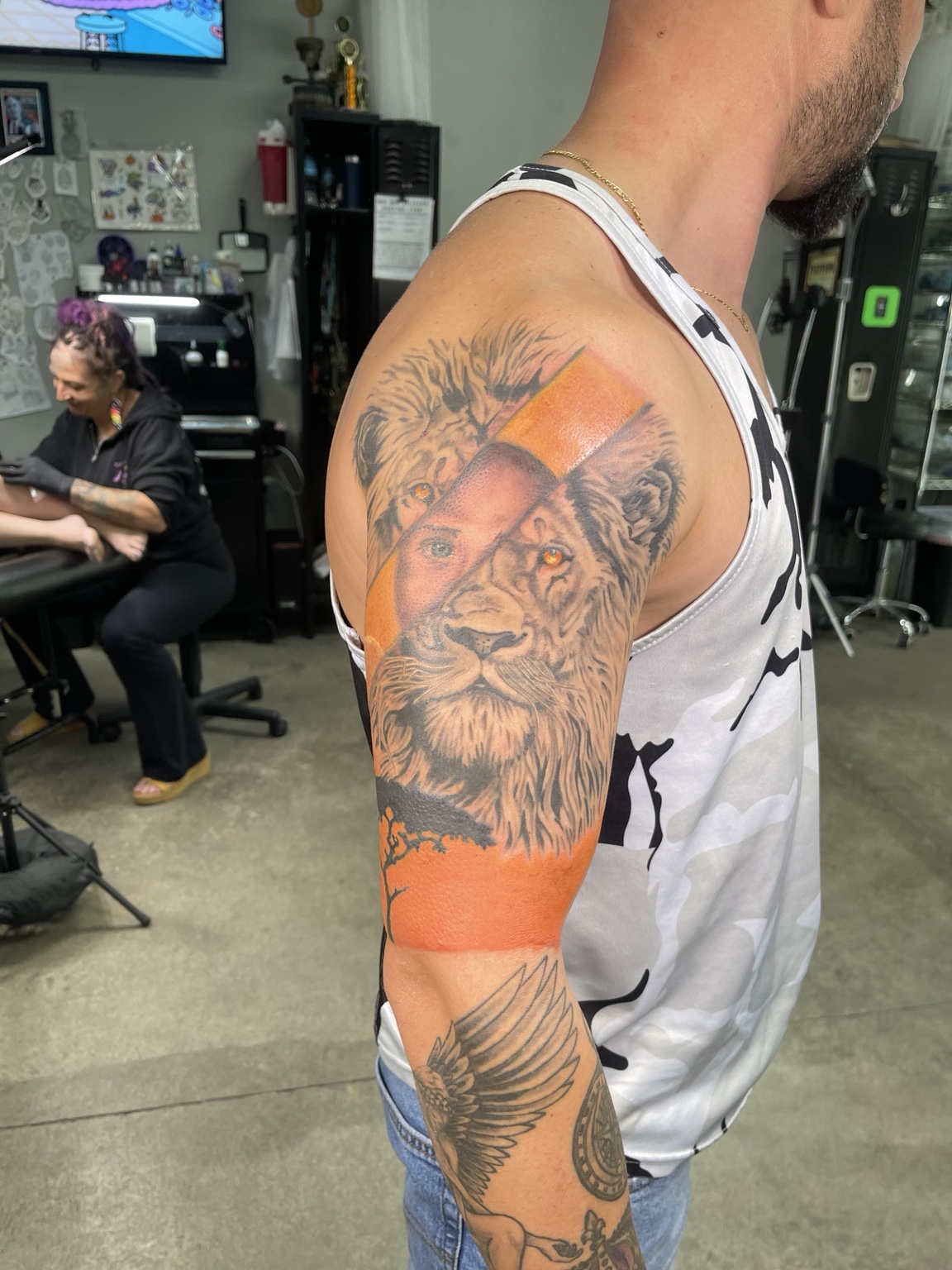 Arm tattoo project alternate view