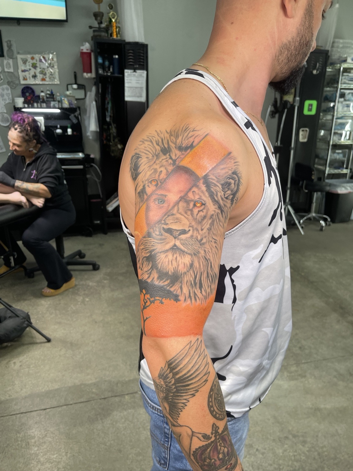 Arm tattoo project alternate view