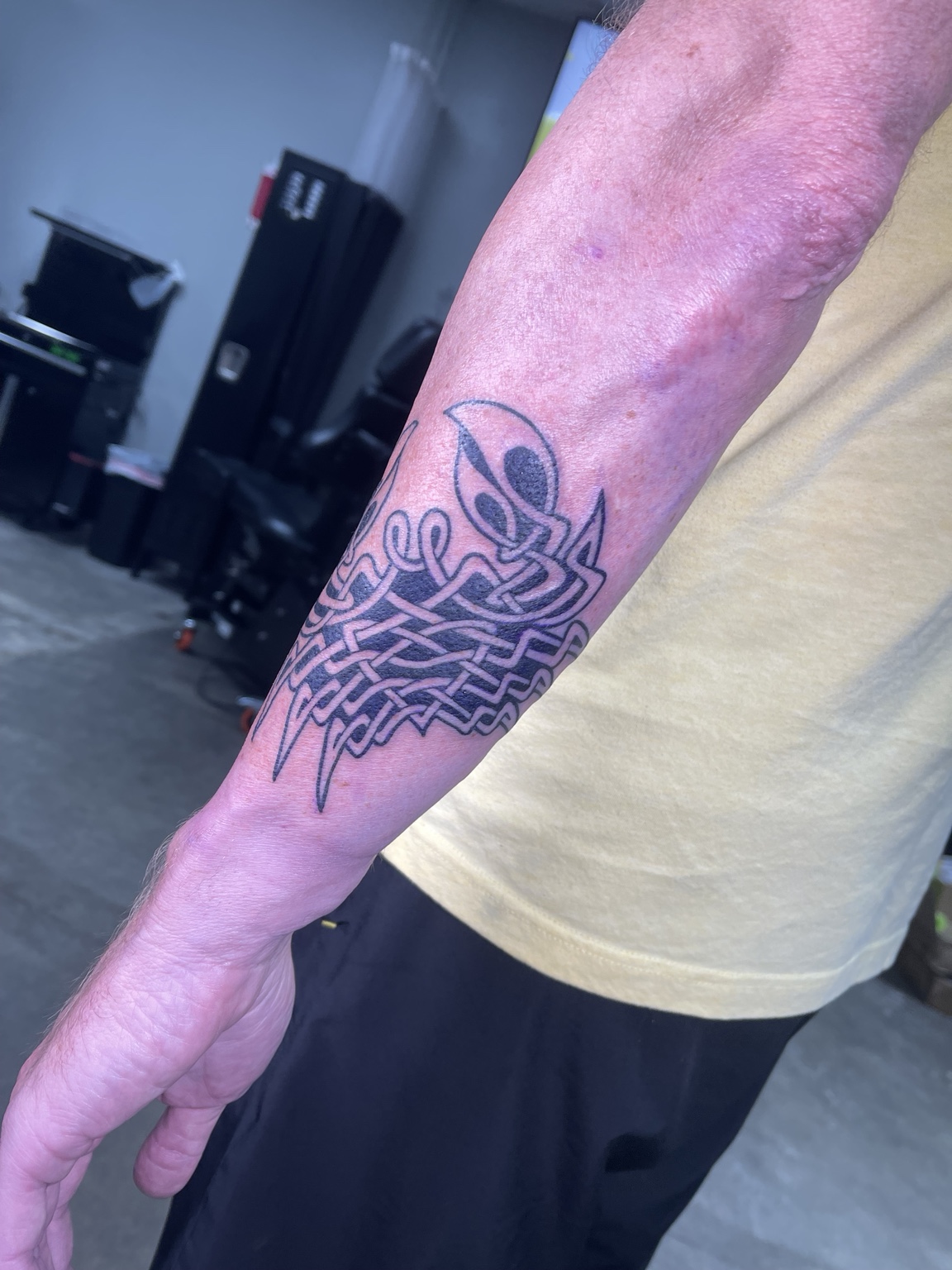 Recovered tattoo view