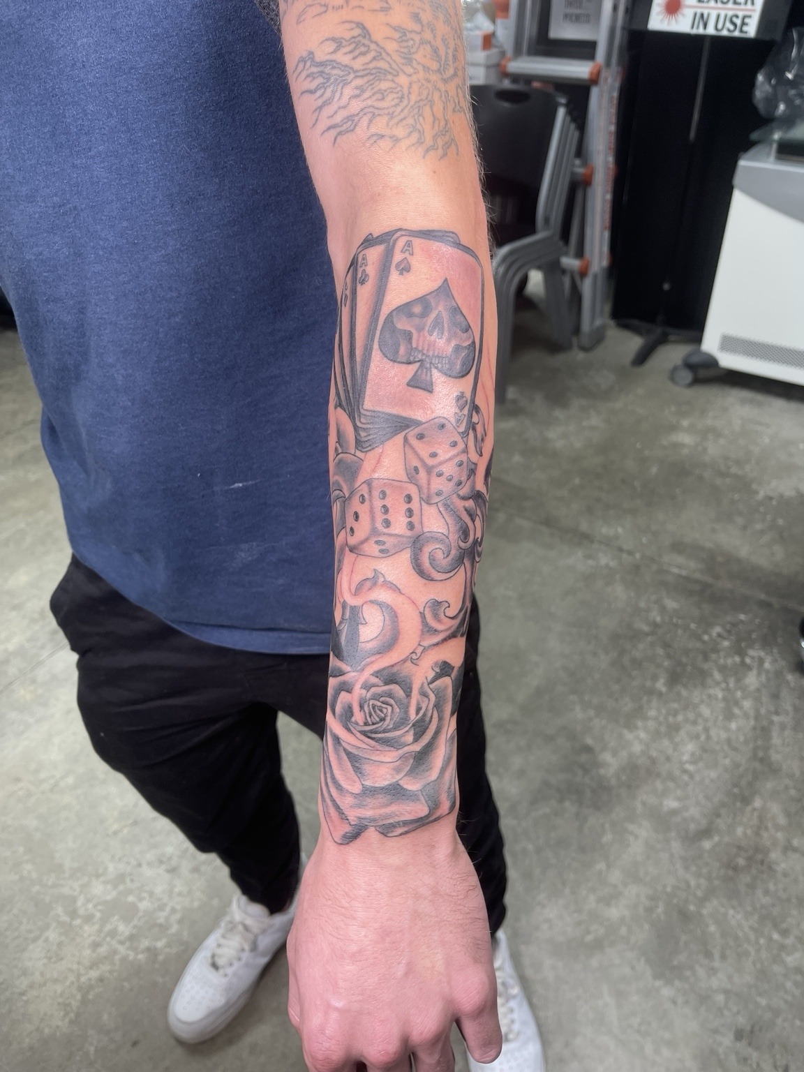 Recovered tattoo view