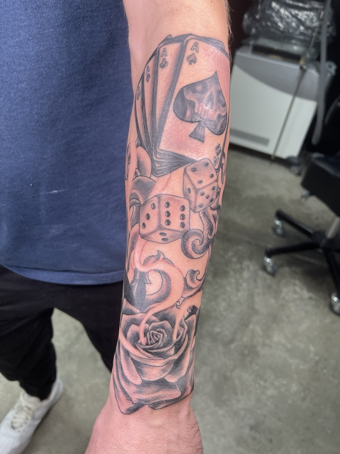 Recovered tattoo view
