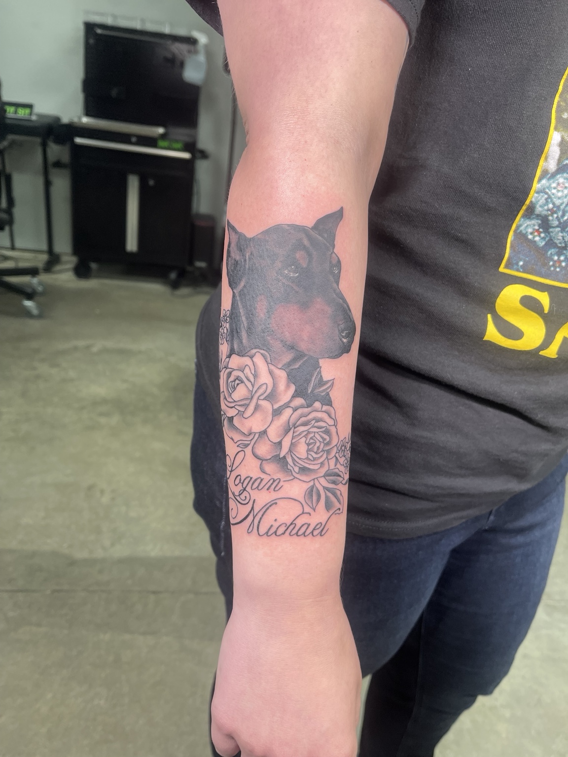 Recovered tattoo view