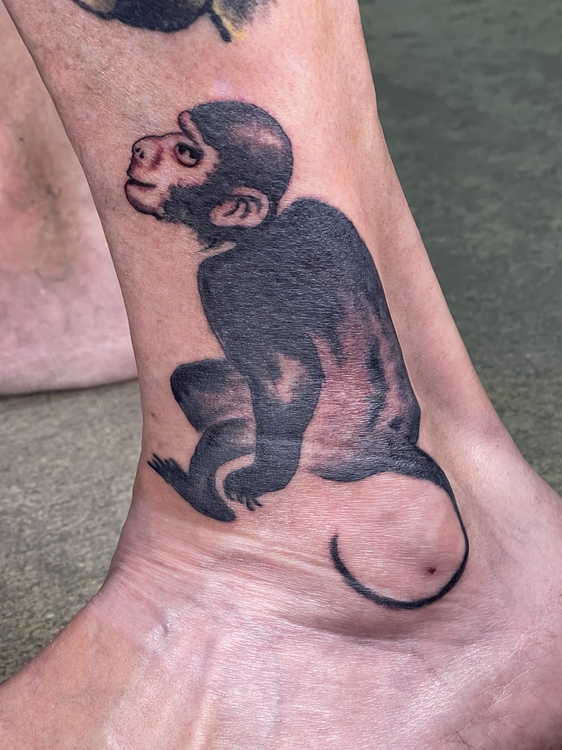Monkey tattoo