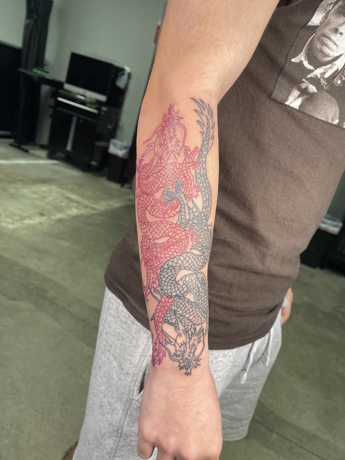 Recovered tattoo view