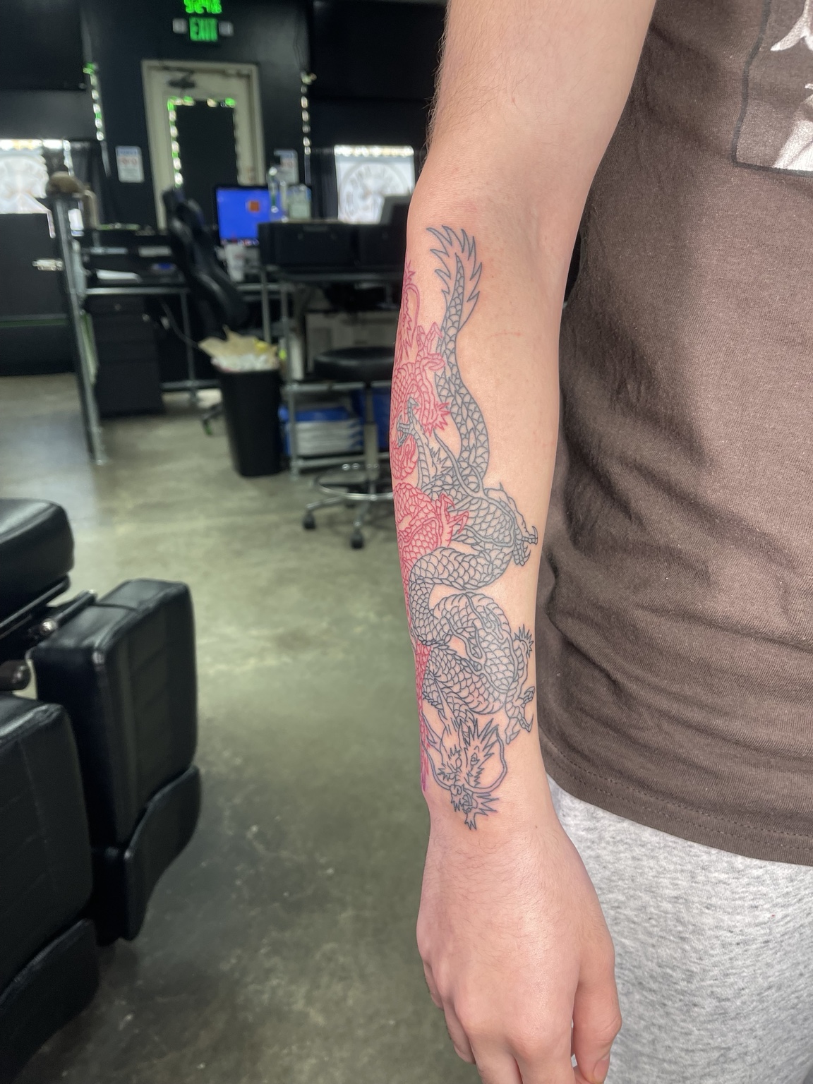 Recovered tattoo view