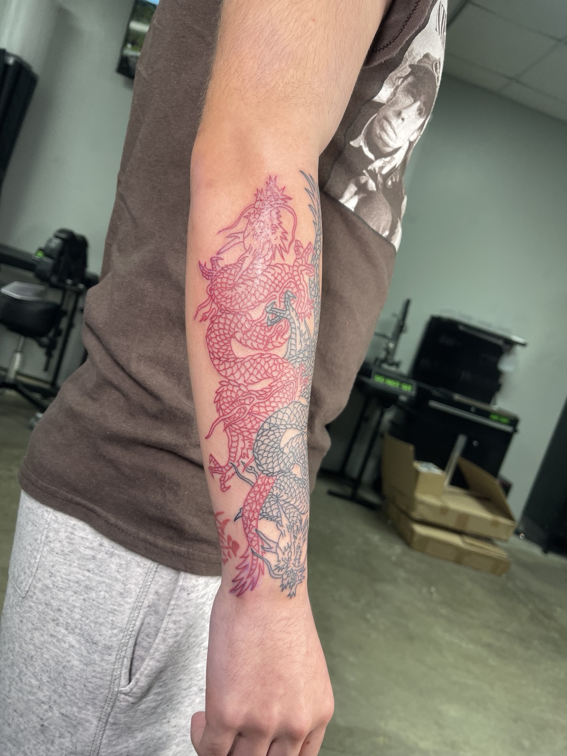 Recovered tattoo view