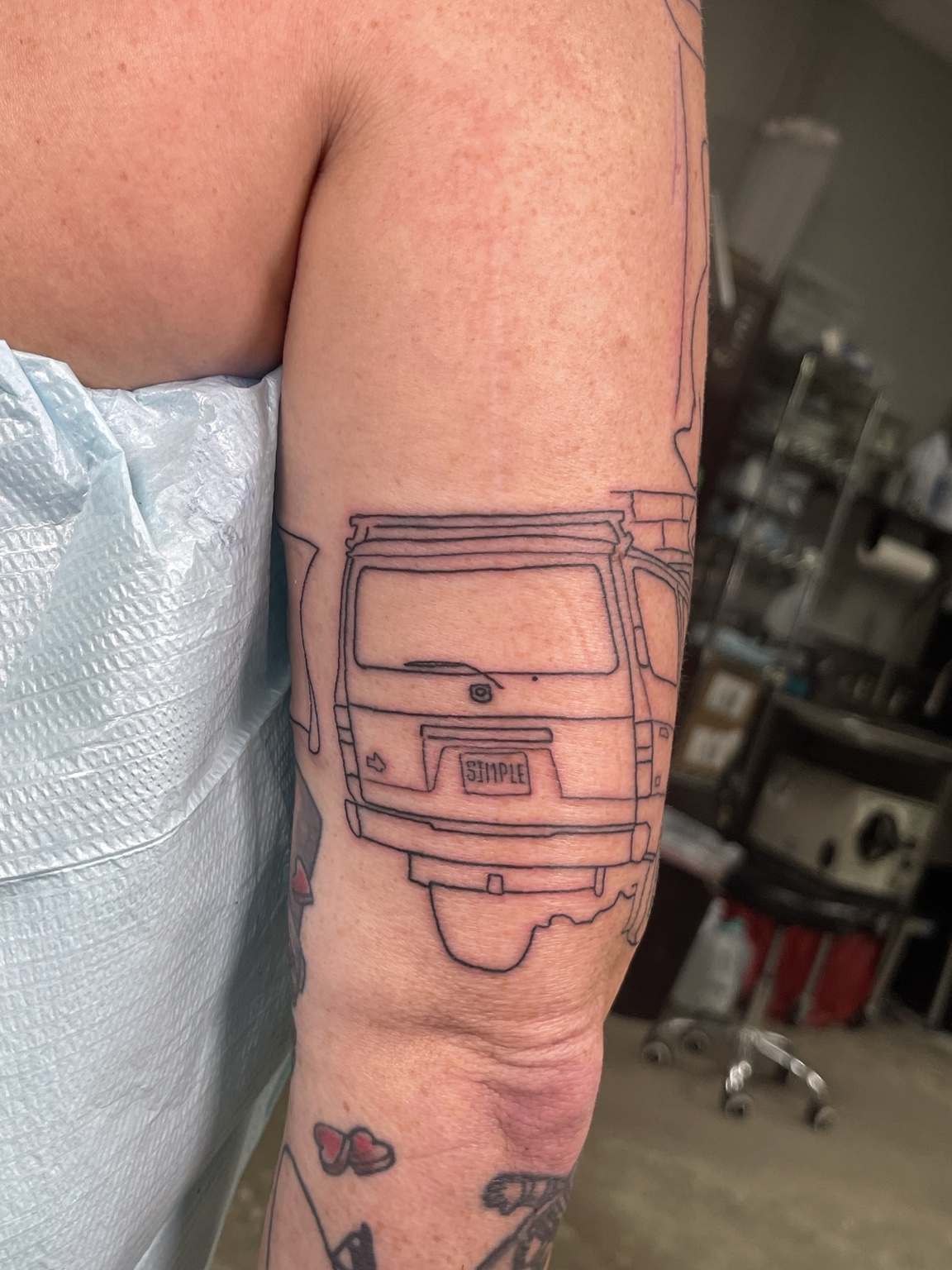 Recovered tattoo view