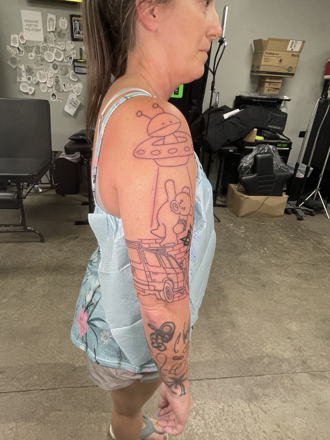 Recovered tattoo view