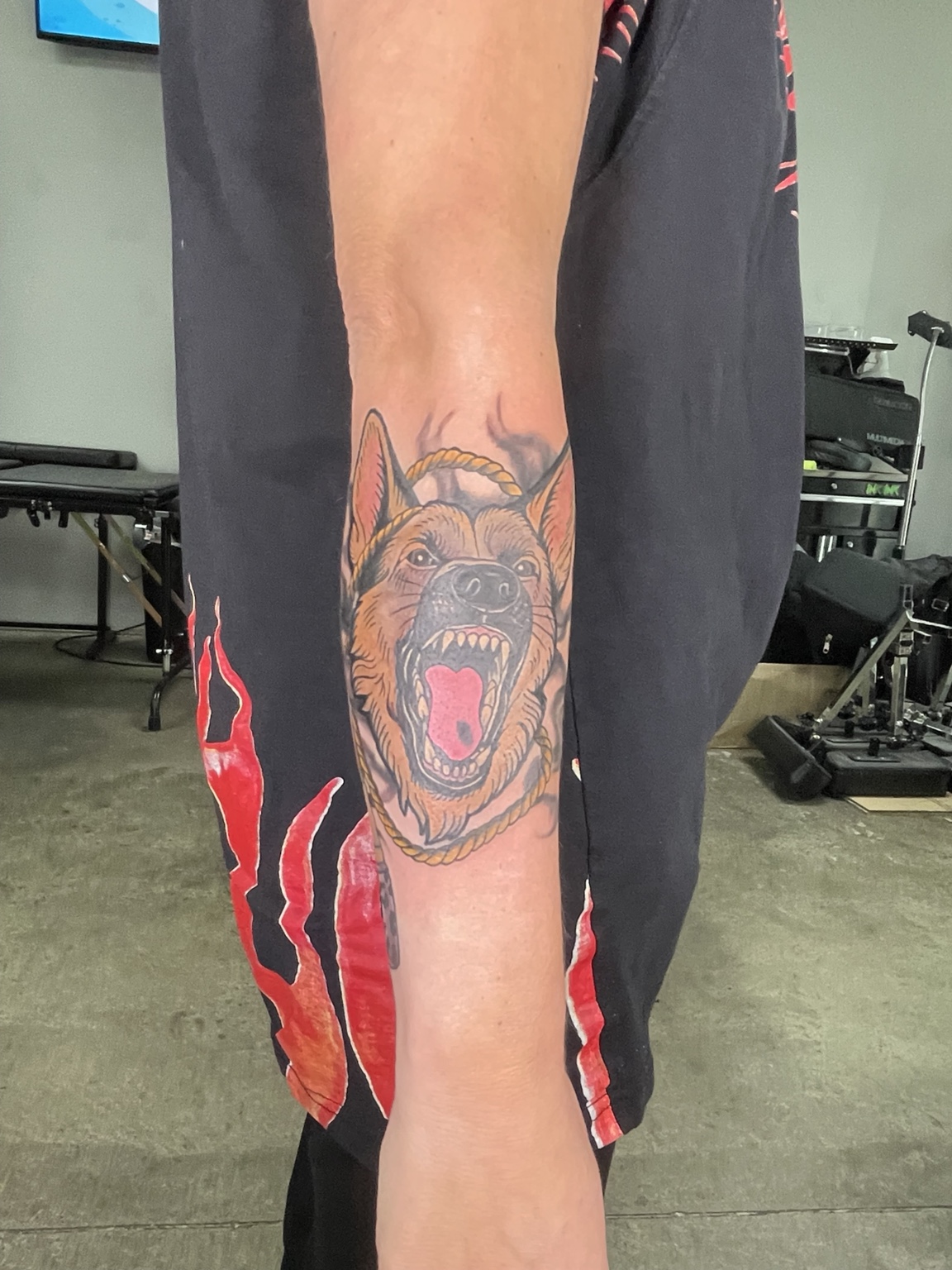 Recovered arm tattoo
