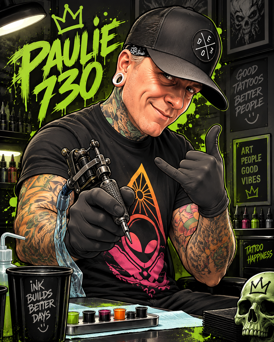 Paulie730 caricature